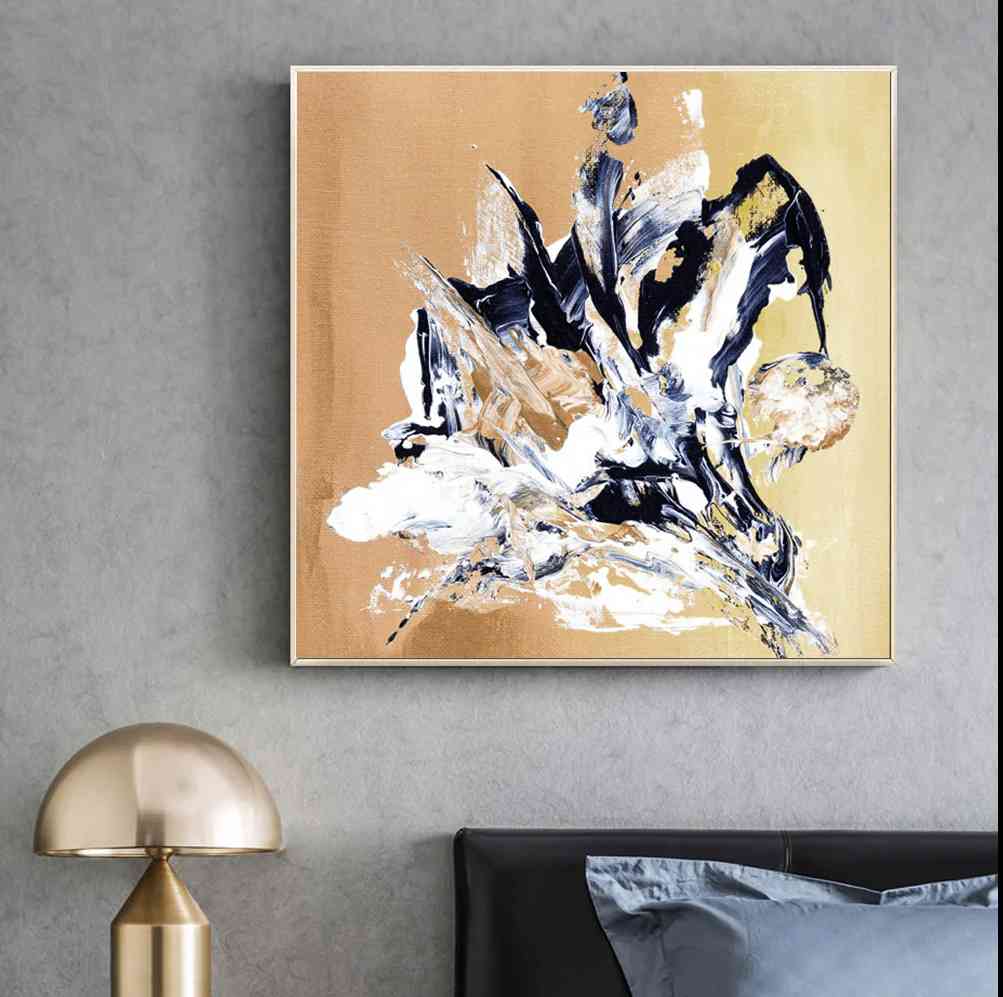 Abstract Hand Painted Oil Painting